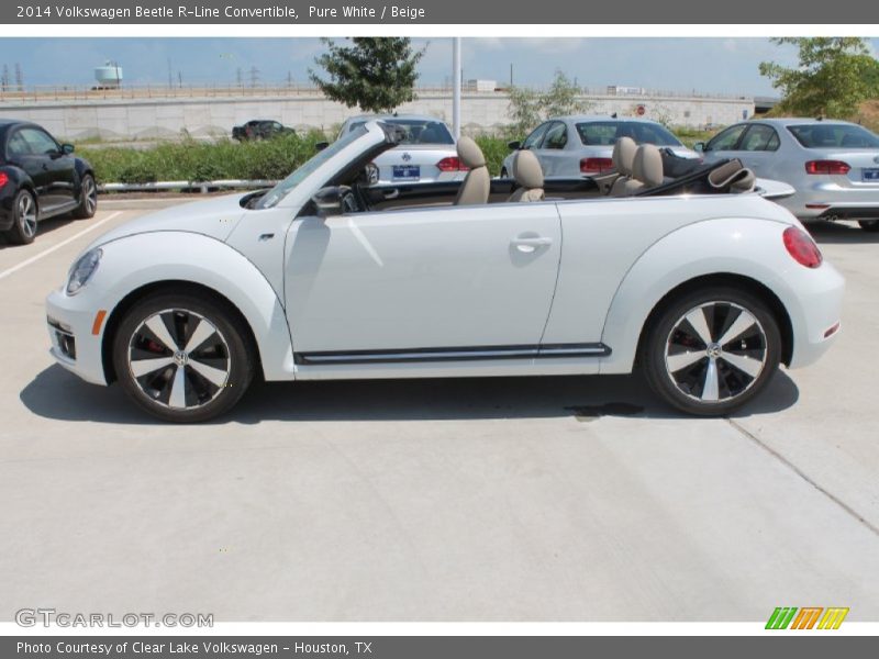  2014 Beetle R-Line Convertible Pure White