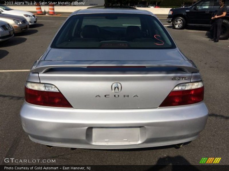 Satin Silver Metallic / Ebony 2003 Acura TL 3.2