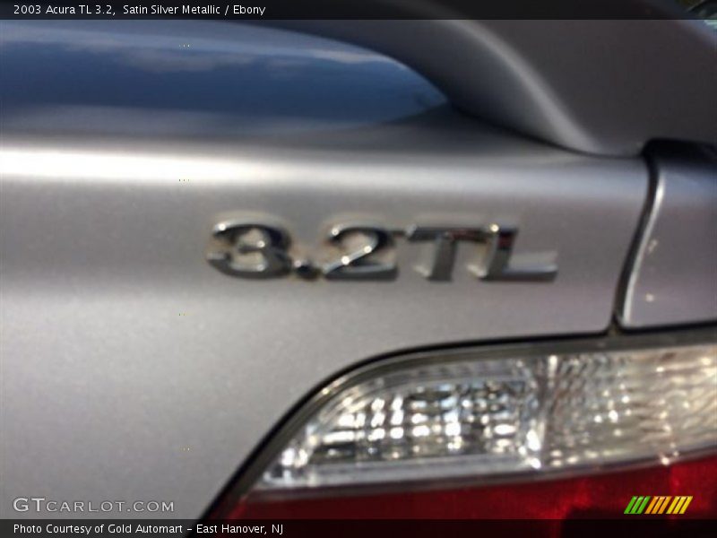 Satin Silver Metallic / Ebony 2003 Acura TL 3.2