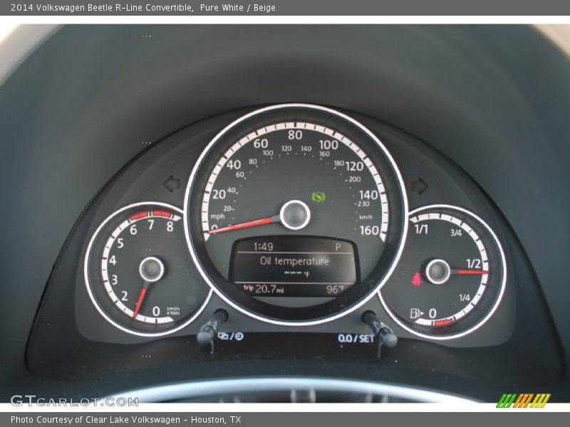  2014 Beetle R-Line Convertible R-Line Convertible Gauges