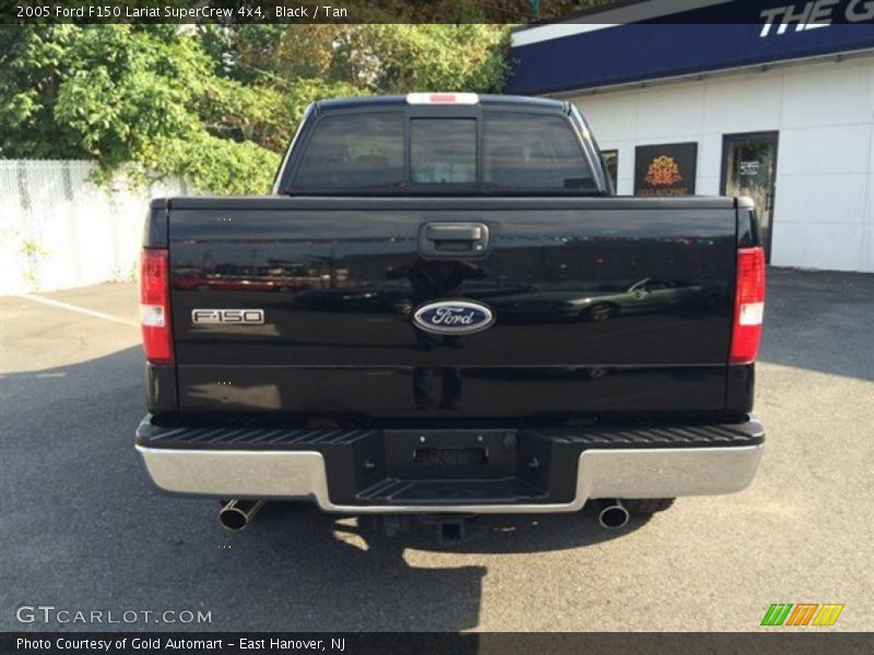 Black / Tan 2005 Ford F150 Lariat SuperCrew 4x4