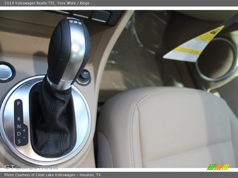 Pure White / Beige 2014 Volkswagen Beetle TDI