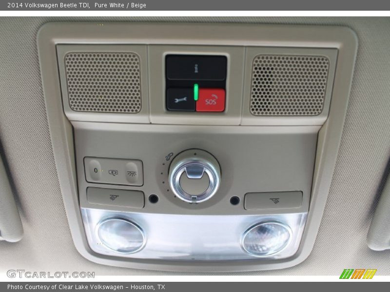 Pure White / Beige 2014 Volkswagen Beetle TDI