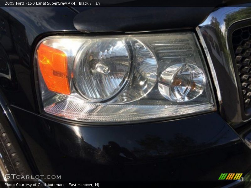 Black / Tan 2005 Ford F150 Lariat SuperCrew 4x4