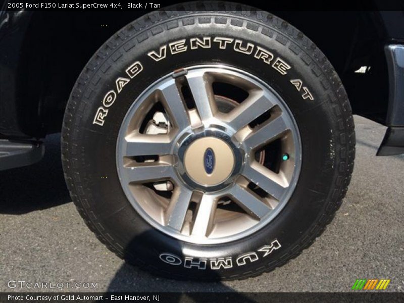 Black / Tan 2005 Ford F150 Lariat SuperCrew 4x4