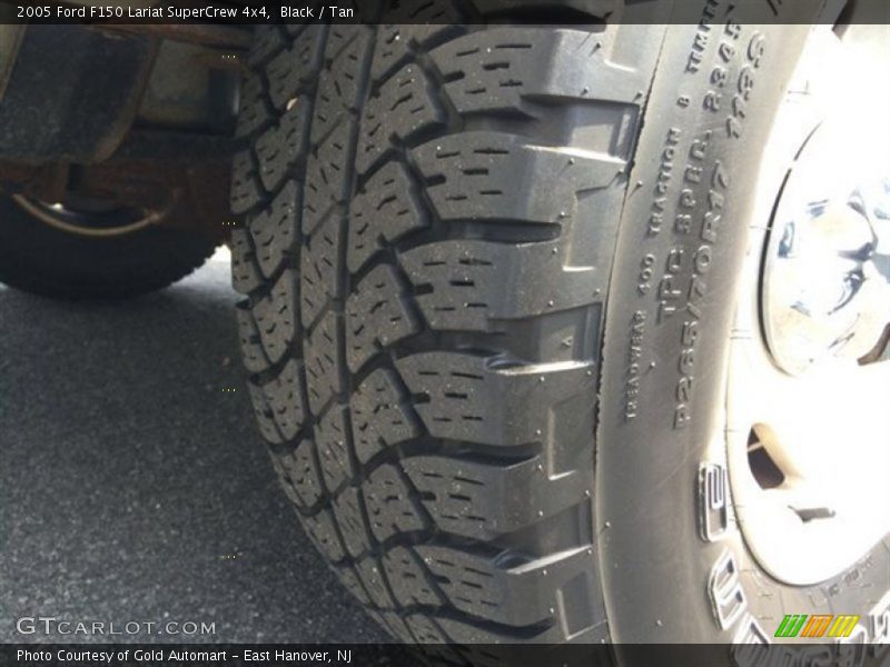 Black / Tan 2005 Ford F150 Lariat SuperCrew 4x4