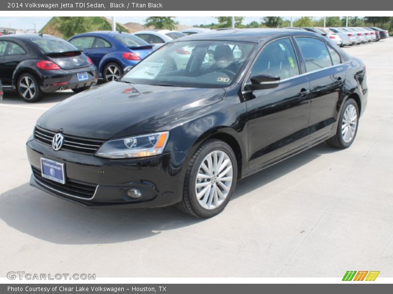 Black / Titan Black 2014 Volkswagen Jetta TDI Sedan