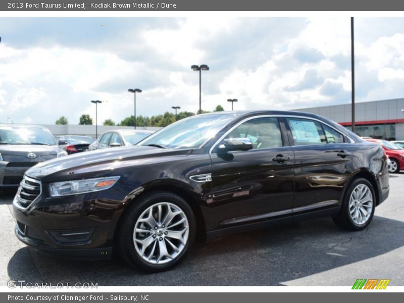 Kodiak Brown Metallic / Dune 2013 Ford Taurus Limited