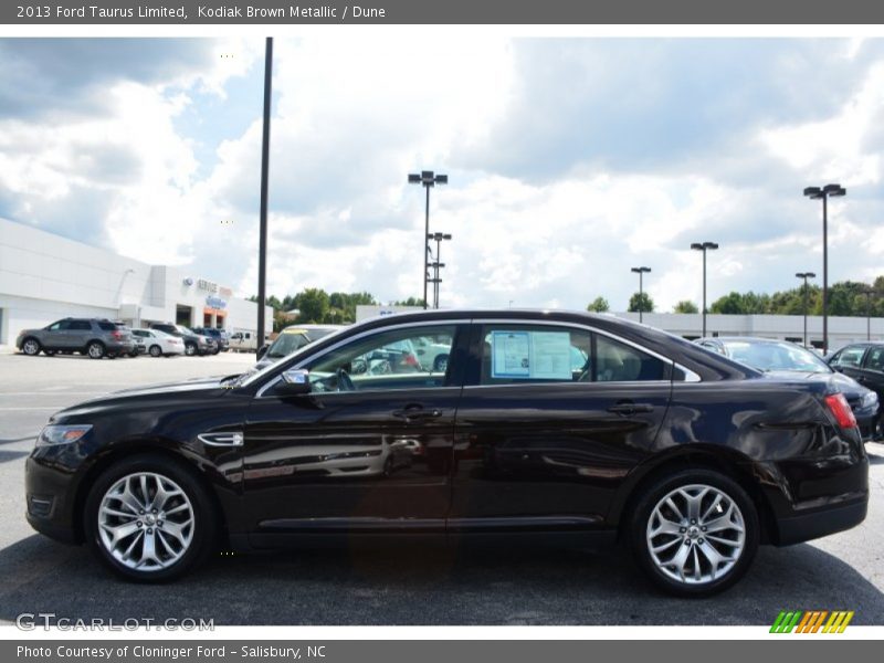 Kodiak Brown Metallic / Dune 2013 Ford Taurus Limited