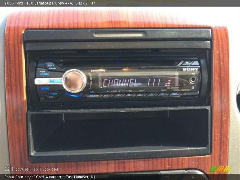 Black / Tan 2005 Ford F150 Lariat SuperCrew 4x4