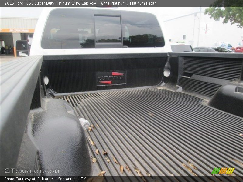 White Platinum / Platinum Pecan 2015 Ford F350 Super Duty Platinum Crew Cab 4x4