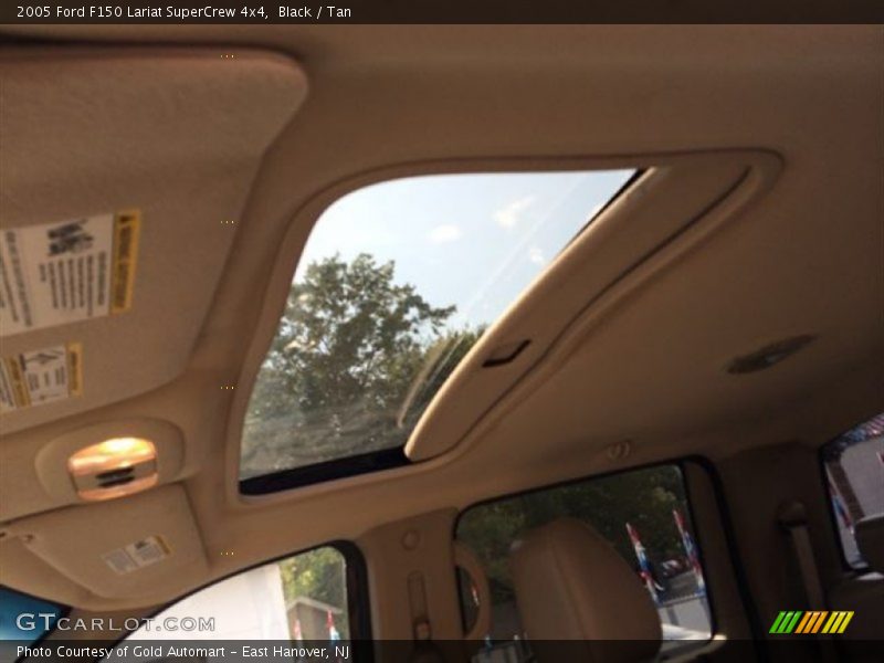 Black / Tan 2005 Ford F150 Lariat SuperCrew 4x4