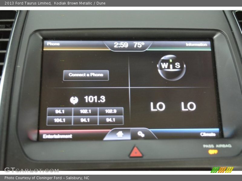 Kodiak Brown Metallic / Dune 2013 Ford Taurus Limited