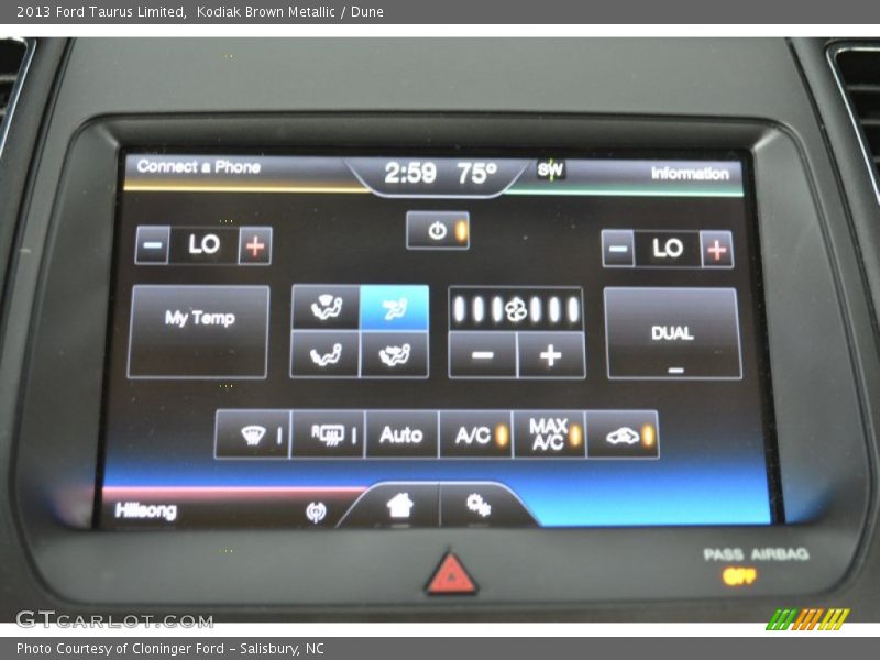 Kodiak Brown Metallic / Dune 2013 Ford Taurus Limited