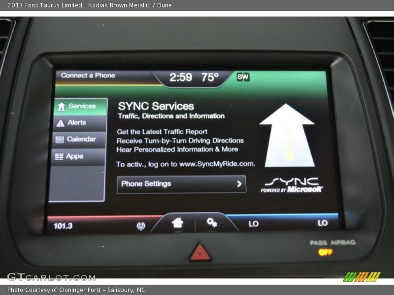 Kodiak Brown Metallic / Dune 2013 Ford Taurus Limited