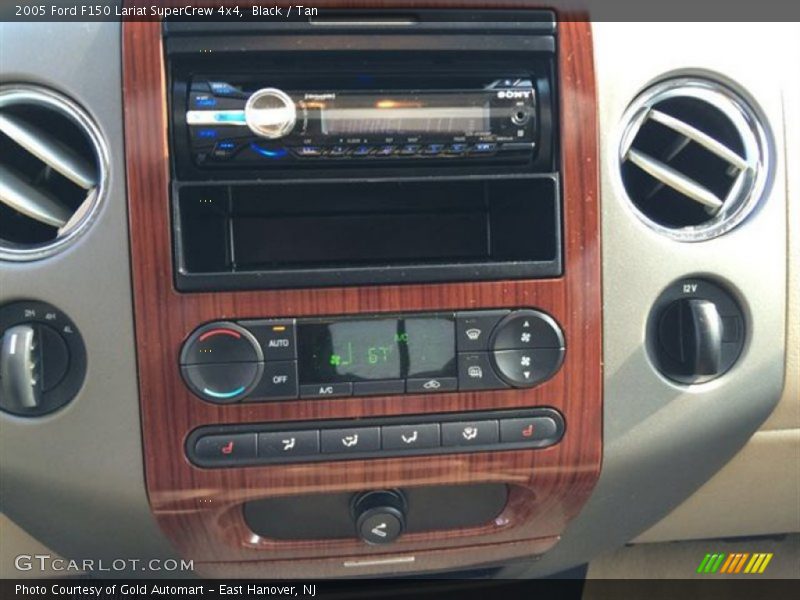 Black / Tan 2005 Ford F150 Lariat SuperCrew 4x4
