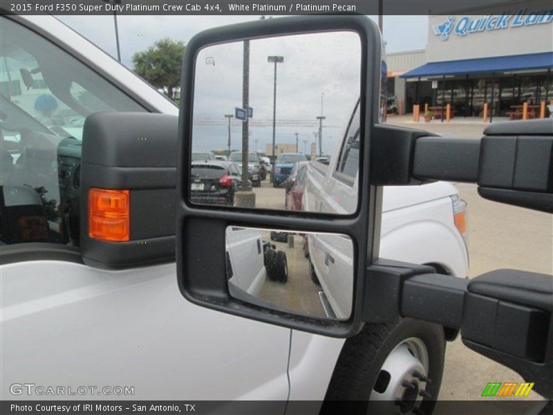 White Platinum / Platinum Pecan 2015 Ford F350 Super Duty Platinum Crew Cab 4x4