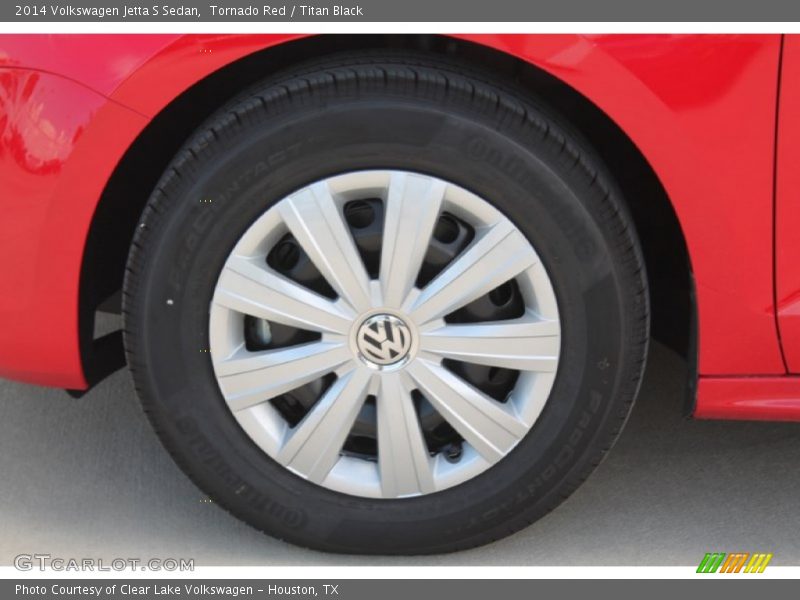 Tornado Red / Titan Black 2014 Volkswagen Jetta S Sedan