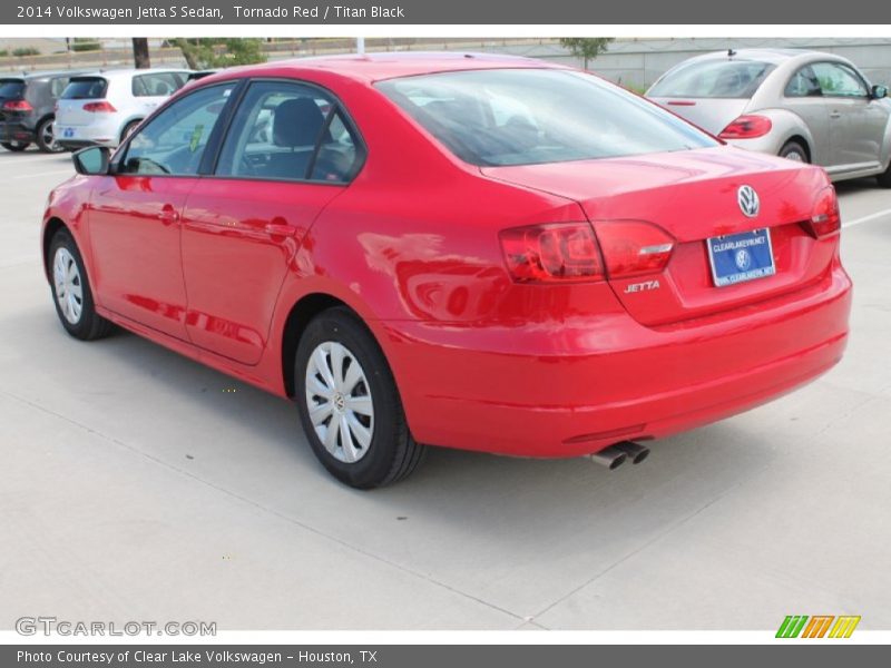 Tornado Red / Titan Black 2014 Volkswagen Jetta S Sedan