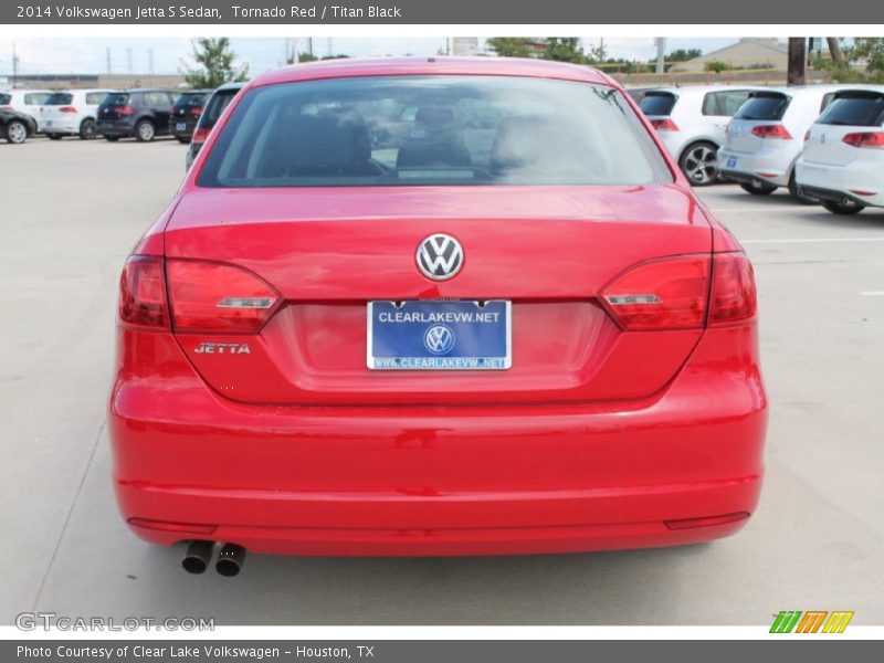 Tornado Red / Titan Black 2014 Volkswagen Jetta S Sedan