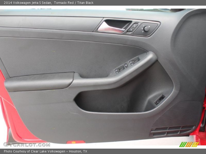 Tornado Red / Titan Black 2014 Volkswagen Jetta S Sedan