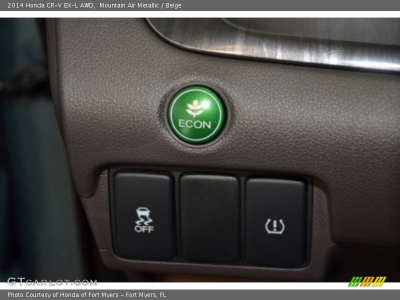 Mountain Air Metallic / Beige 2014 Honda CR-V EX-L AWD