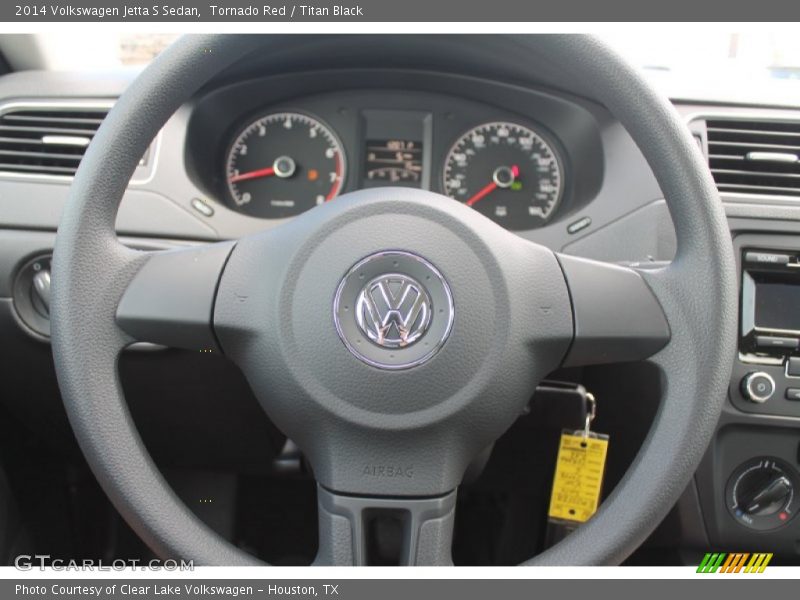 Tornado Red / Titan Black 2014 Volkswagen Jetta S Sedan