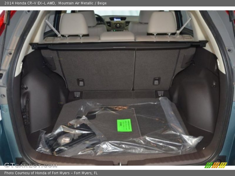 Mountain Air Metallic / Beige 2014 Honda CR-V EX-L AWD