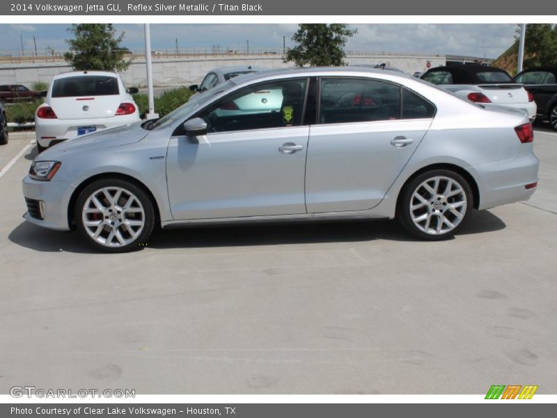 Reflex Silver Metallic / Titan Black 2014 Volkswagen Jetta GLI