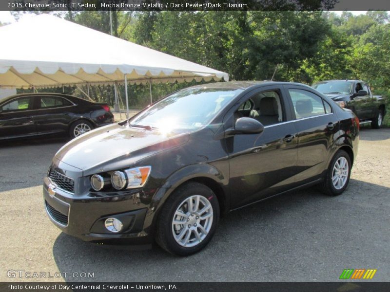 Mocha Bronze Metallic / Dark Pewter/Dark Titanium 2015 Chevrolet Sonic LT Sedan