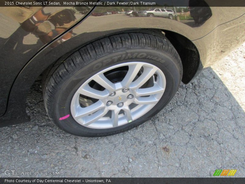 Mocha Bronze Metallic / Dark Pewter/Dark Titanium 2015 Chevrolet Sonic LT Sedan