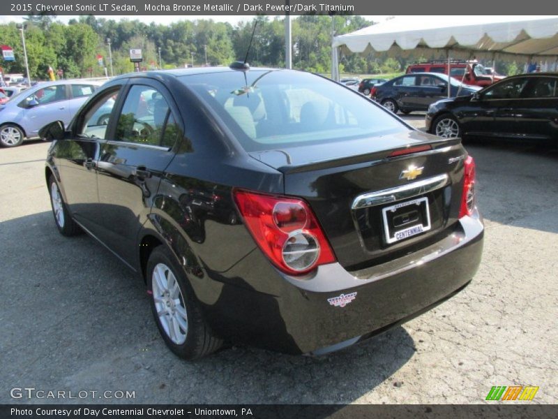 Mocha Bronze Metallic / Dark Pewter/Dark Titanium 2015 Chevrolet Sonic LT Sedan
