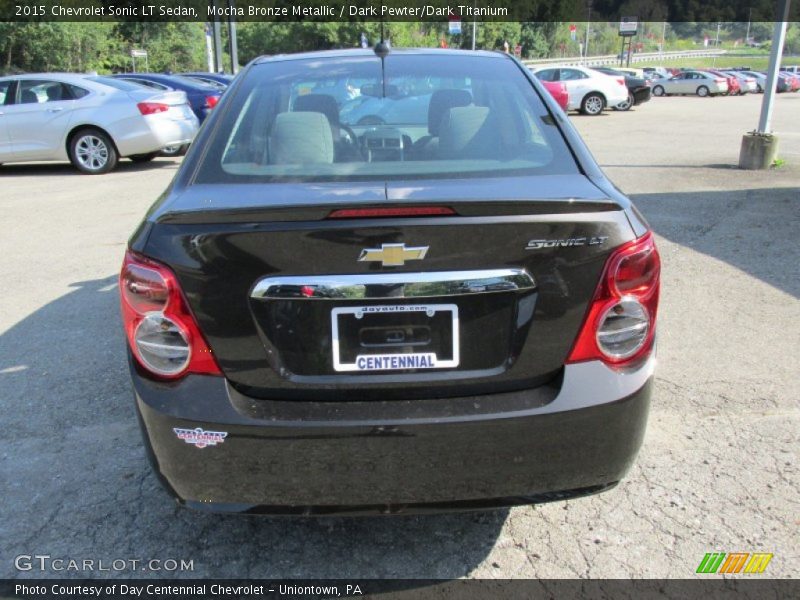 Mocha Bronze Metallic / Dark Pewter/Dark Titanium 2015 Chevrolet Sonic LT Sedan