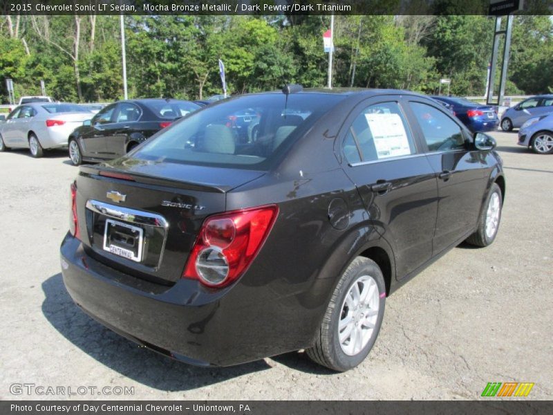 Mocha Bronze Metallic / Dark Pewter/Dark Titanium 2015 Chevrolet Sonic LT Sedan