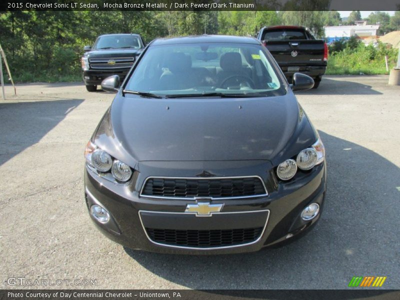 Mocha Bronze Metallic / Dark Pewter/Dark Titanium 2015 Chevrolet Sonic LT Sedan