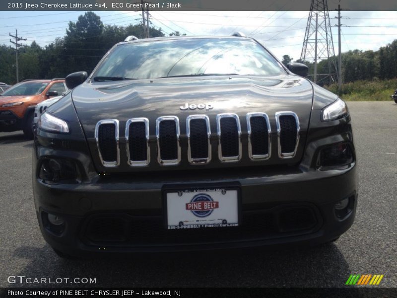 ECO Green Pearl / Black 2015 Jeep Cherokee Latitude 4x4