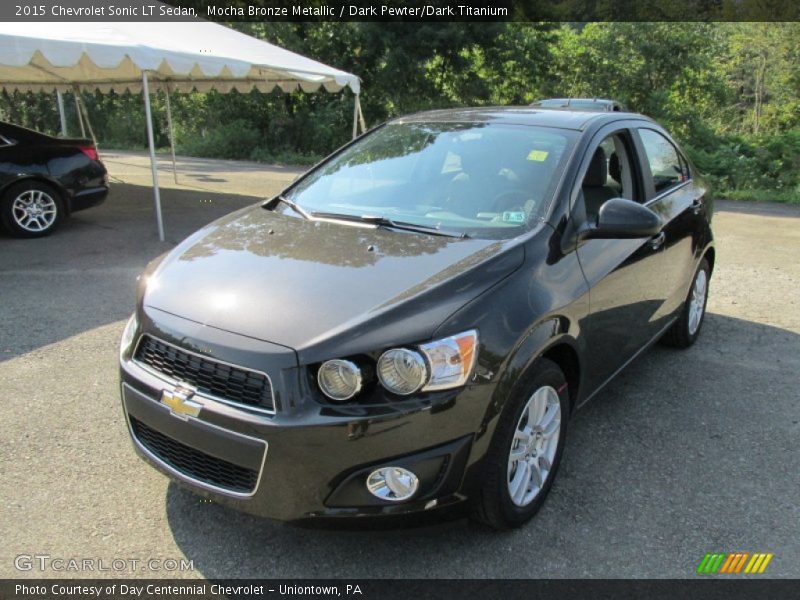 Mocha Bronze Metallic / Dark Pewter/Dark Titanium 2015 Chevrolet Sonic LT Sedan