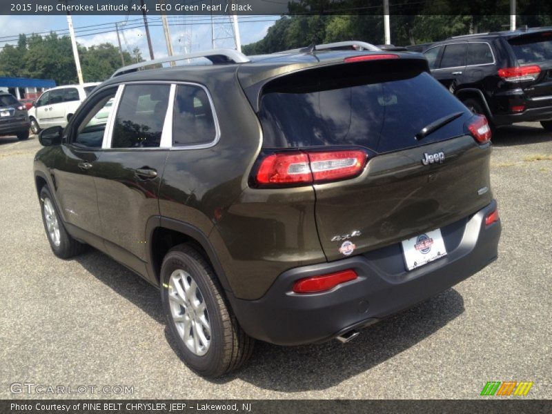 ECO Green Pearl / Black 2015 Jeep Cherokee Latitude 4x4