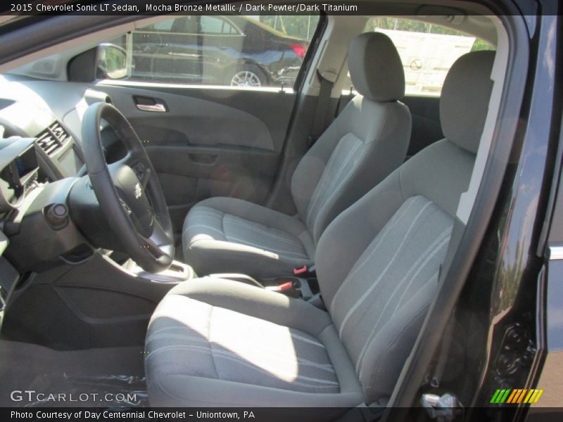 Mocha Bronze Metallic / Dark Pewter/Dark Titanium 2015 Chevrolet Sonic LT Sedan