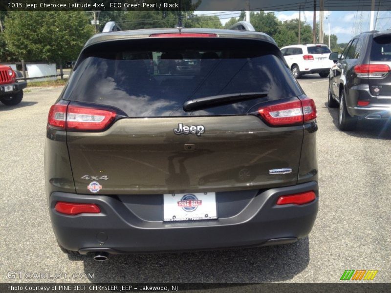 ECO Green Pearl / Black 2015 Jeep Cherokee Latitude 4x4