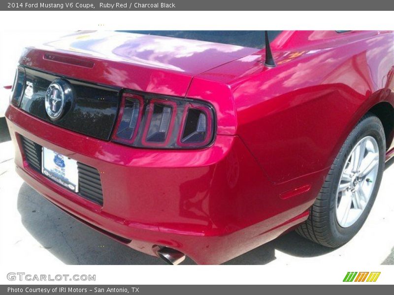 Ruby Red / Charcoal Black 2014 Ford Mustang V6 Coupe