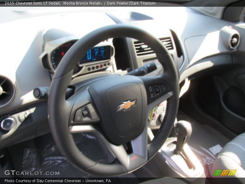 Mocha Bronze Metallic / Dark Pewter/Dark Titanium 2015 Chevrolet Sonic LT Sedan