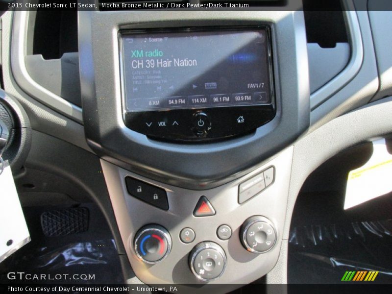 Mocha Bronze Metallic / Dark Pewter/Dark Titanium 2015 Chevrolet Sonic LT Sedan