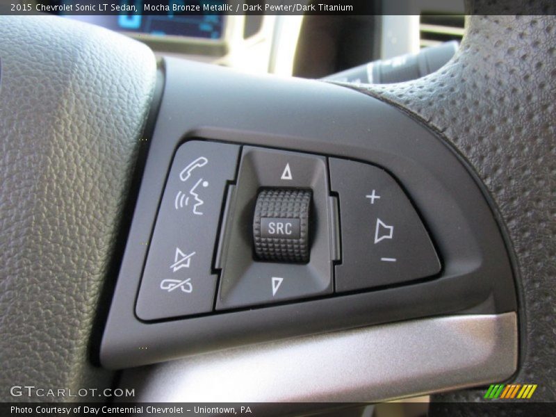 Mocha Bronze Metallic / Dark Pewter/Dark Titanium 2015 Chevrolet Sonic LT Sedan
