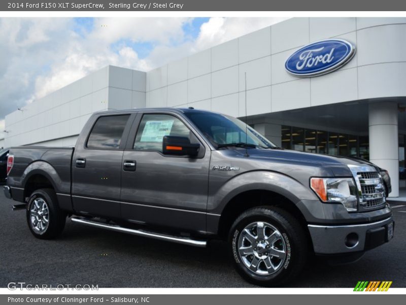 Sterling Grey / Steel Grey 2014 Ford F150 XLT SuperCrew