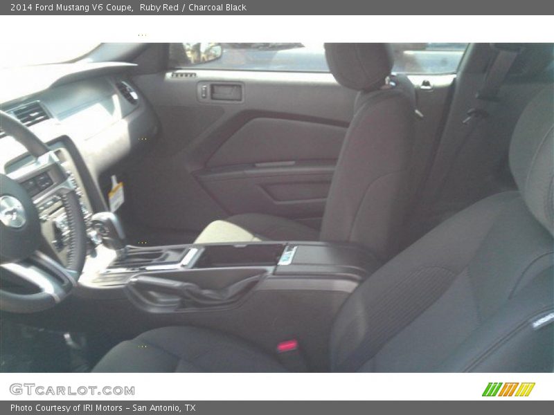 Ruby Red / Charcoal Black 2014 Ford Mustang V6 Coupe