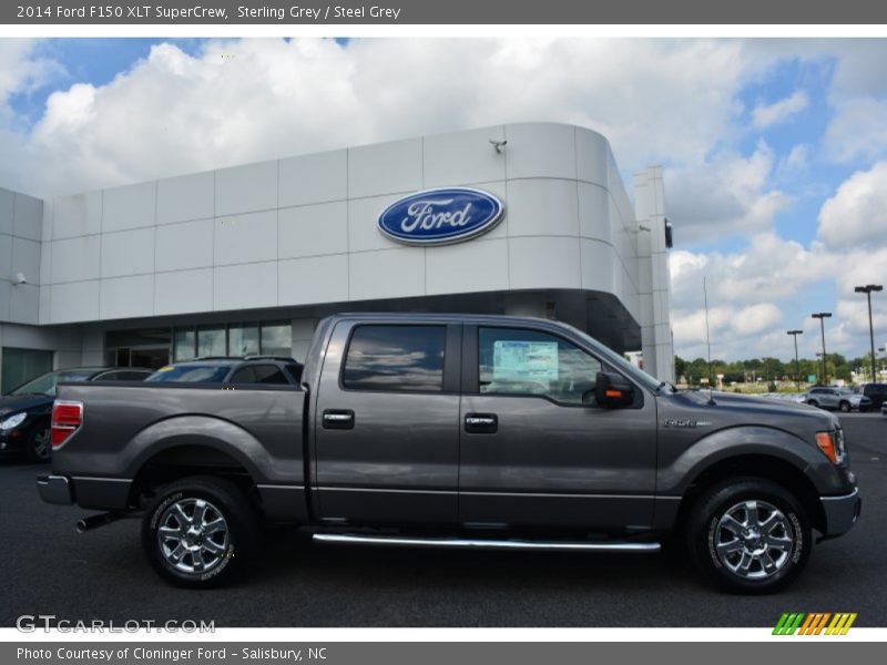 Sterling Grey / Steel Grey 2014 Ford F150 XLT SuperCrew