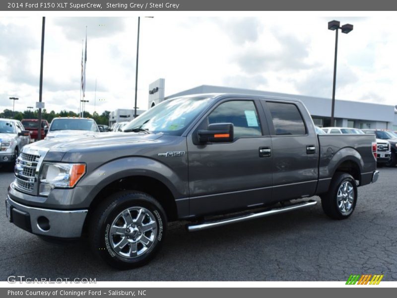 Sterling Grey / Steel Grey 2014 Ford F150 XLT SuperCrew