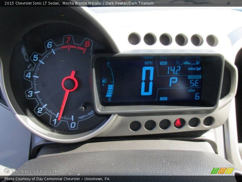 Mocha Bronze Metallic / Dark Pewter/Dark Titanium 2015 Chevrolet Sonic LT Sedan