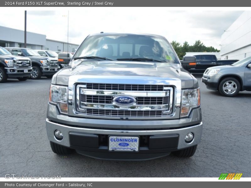 Sterling Grey / Steel Grey 2014 Ford F150 XLT SuperCrew